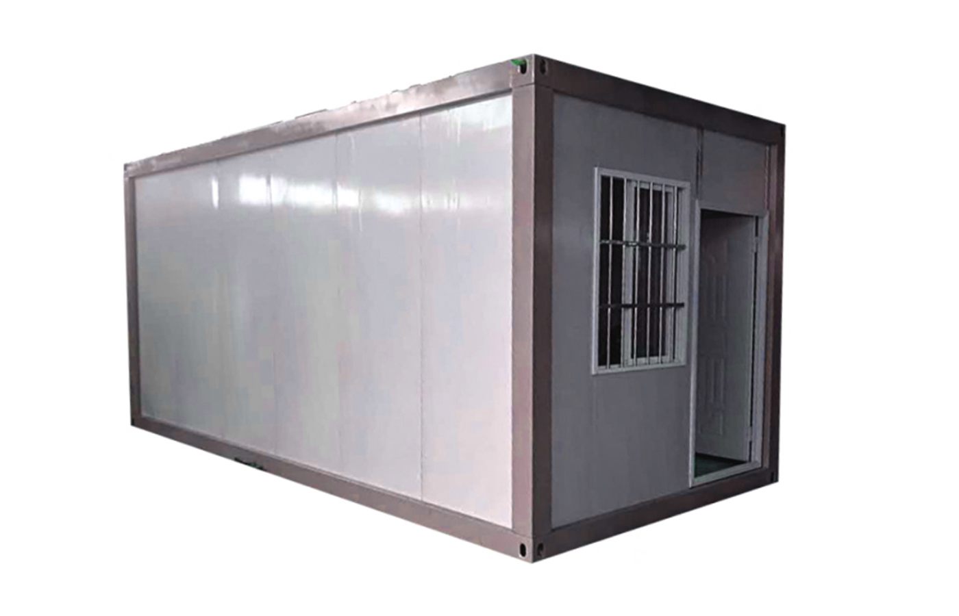 Portable 20ft Prefabricated Flat Pack Continens Domus Pretium efficens officium